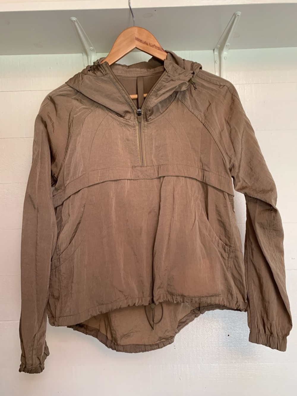 Lululemon Lightweight Hooded Anorak Jacket - Brown